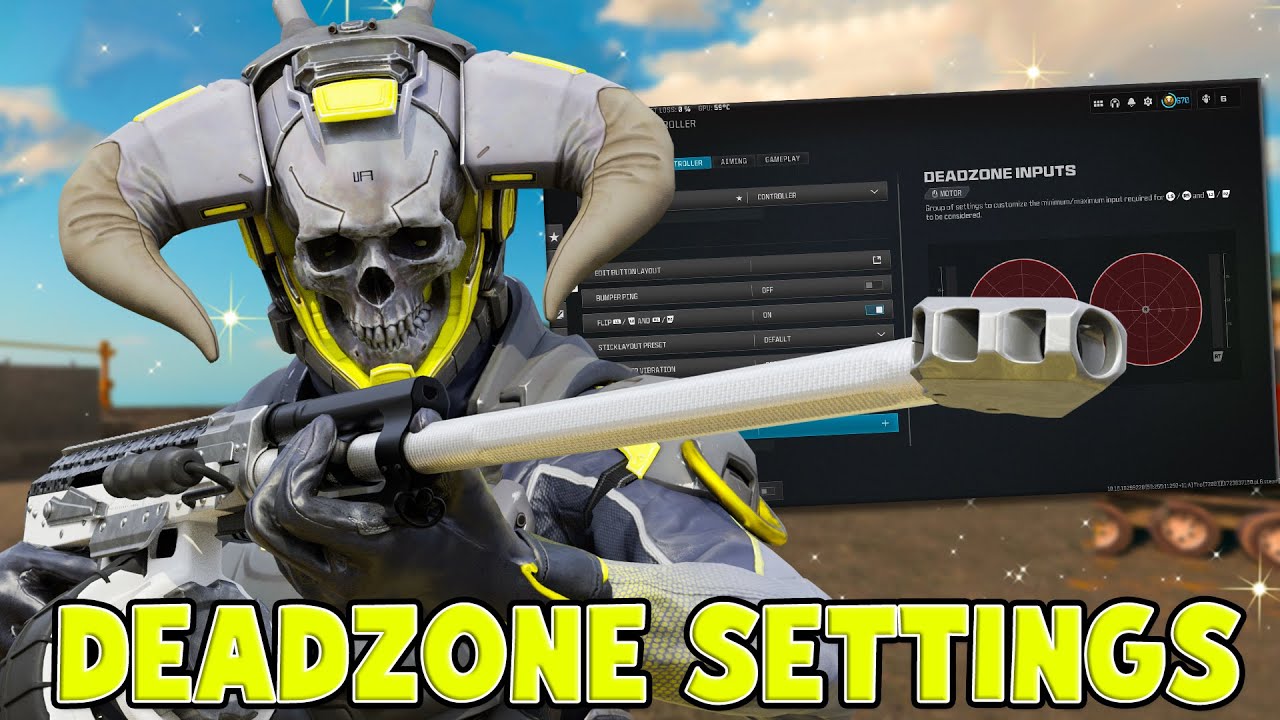 The BEST DEADZONE Settings for BETTER AIM!| PS4/PS5/XBOX/PC (Warzone 3) REBIRTH ISLAND 🔥