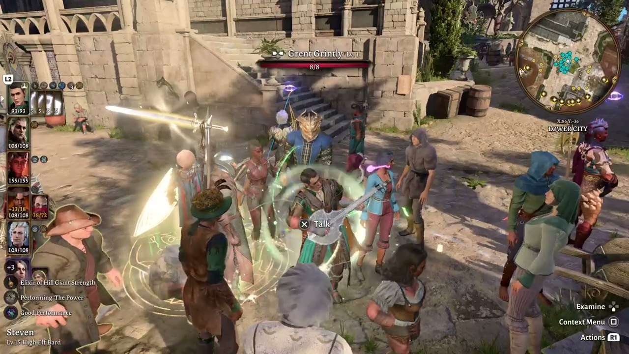 Baulders gate 3 lower city whilst jamming to sonic music 