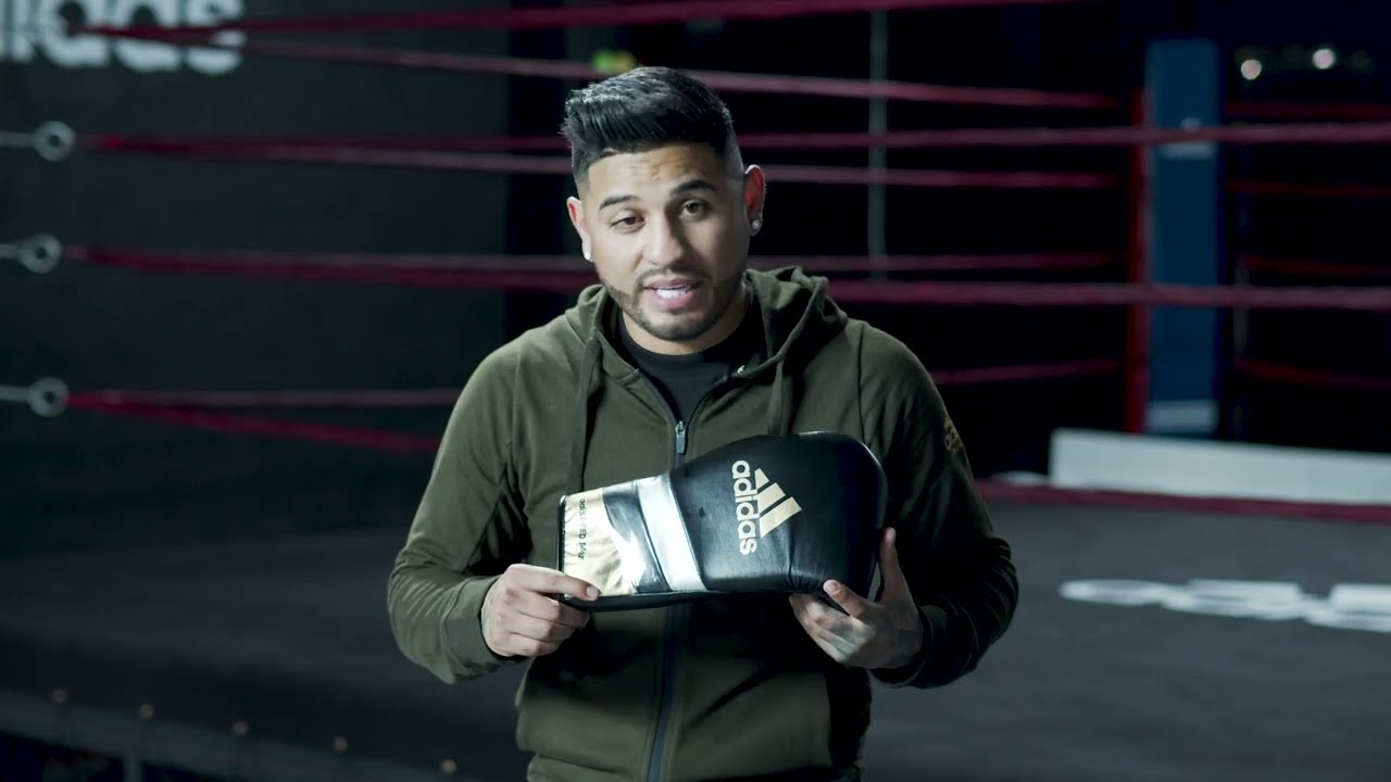 Abner Mares on the ADIDAS Speed Lace Sparring Gloves