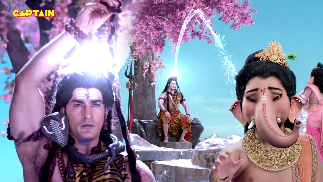 सावन विशेष - महादेव की जटाओ से बही देवी गंगा ने ली परीक्षा || विघ्नहर्ता गणेश