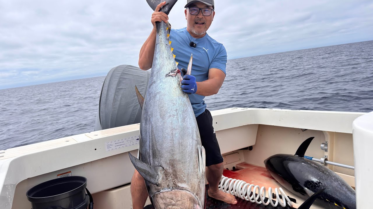 EPIC BLUEFIN BATTLE – 4 Hooked Up Simultaneously!