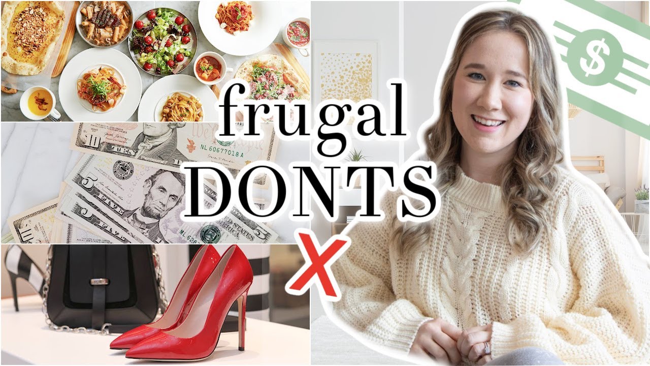 Things I DON'T DO as a Frugal Person