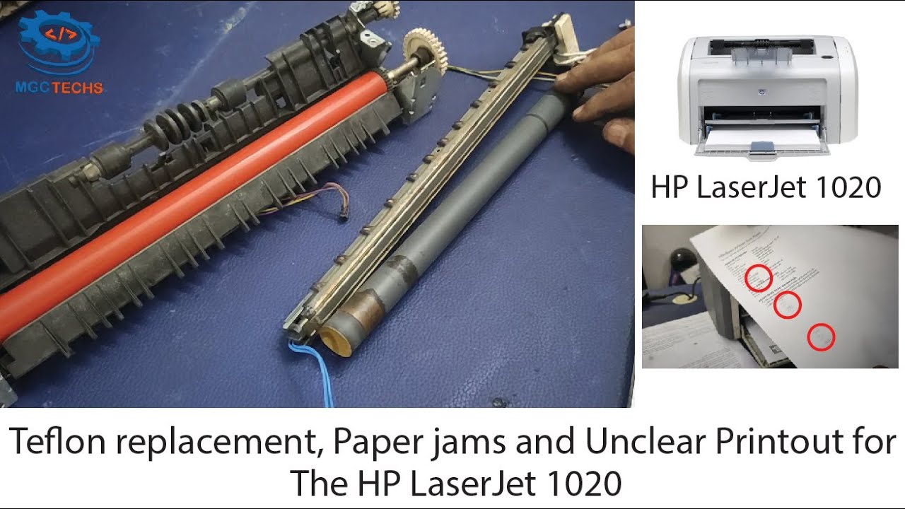HP Laserjet 1020 Printer Teflon Replacement Guide: Fix Paper Jams & Improve Print Quality!