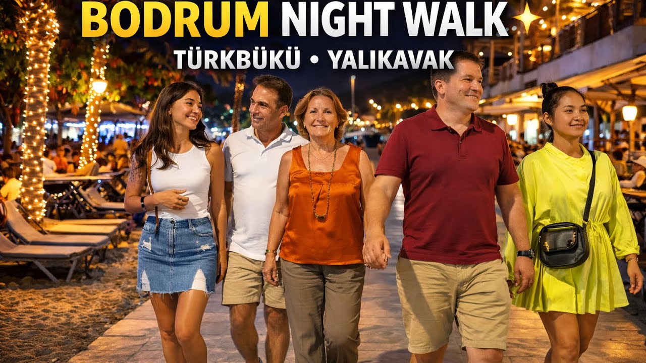 Bodrum City Walk 2026 | Türkbükü – Yalıkavak Luxury Coast Walk in 4K Turkey 🇹🇷