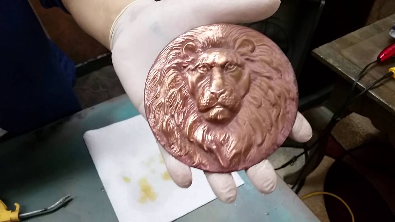 CopperPlate Finish on Steel