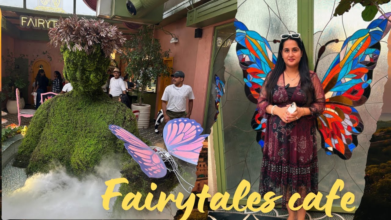 Fairytales 🧚‍♂️Cafe Dwarka | Unique experience | Fairytale vibe | Newly opened in Dwarka | Best Cafe