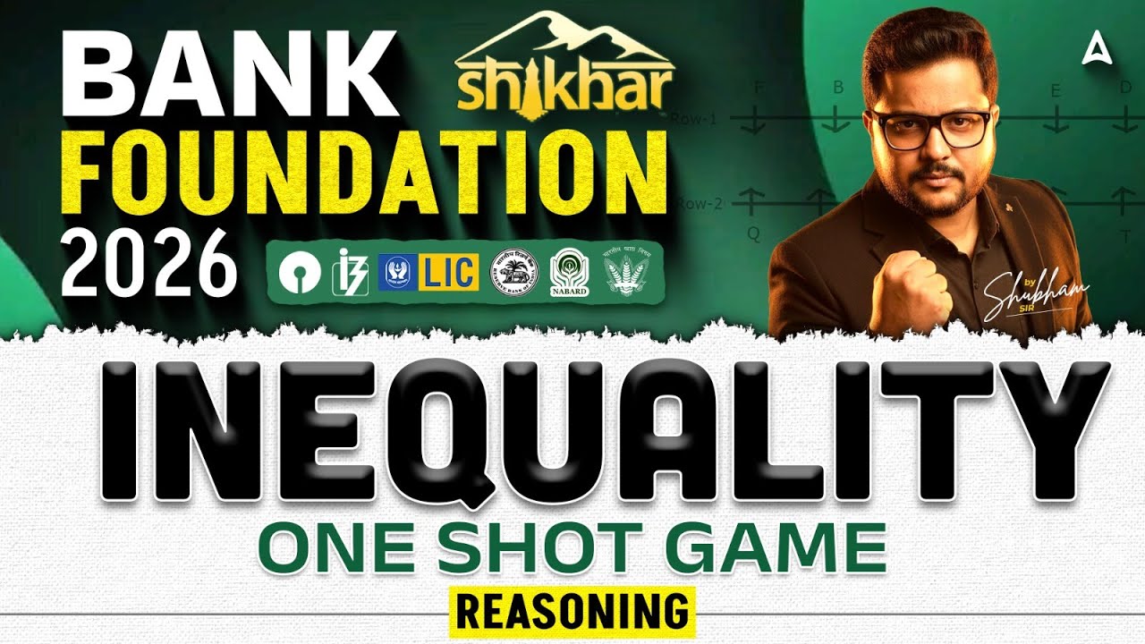 Bank Exam 2026 Reasoning | Complete Inequality Chapter in One Shot | Reasoning By Shubham sir