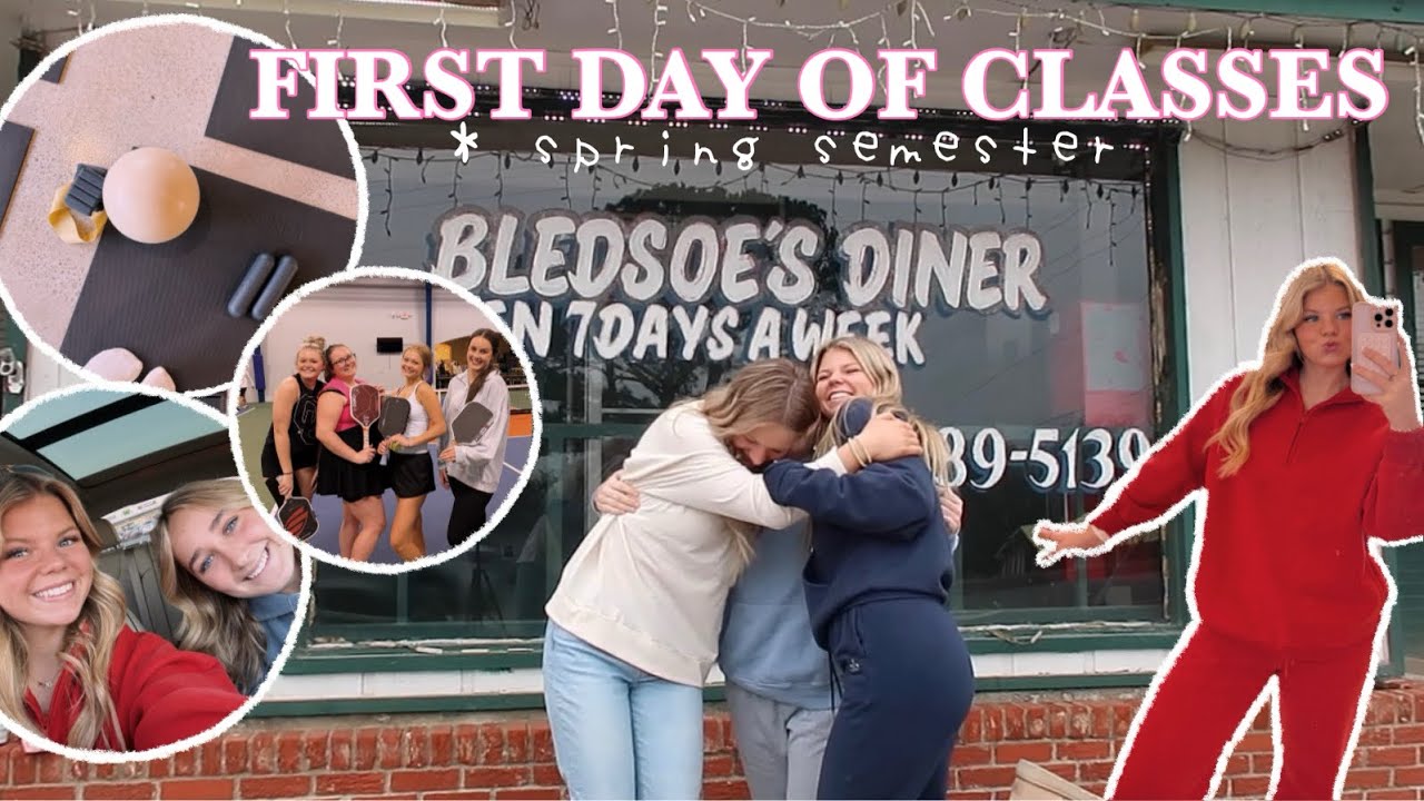 first day of college in the spring semester | COLLEGE DIARIES |