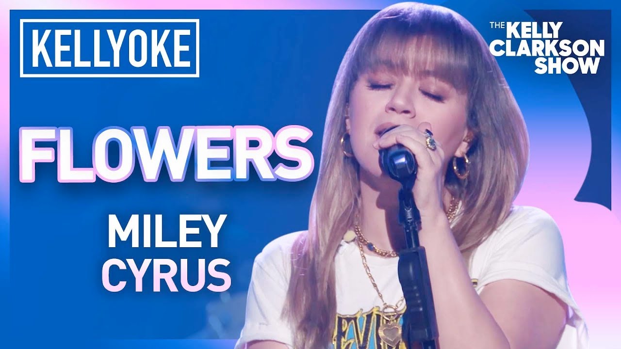Kelly Clarkson Covers 'Flowers' By Miley Cyrus l Kellyoke