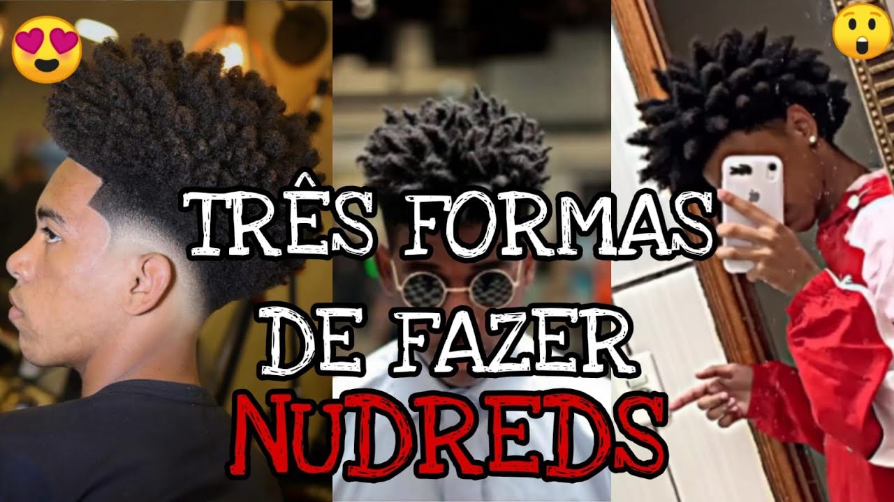 TR&Ecirc;S FORMAS de fazer NUDREDS em cabelo CRESPO/CACHEADO