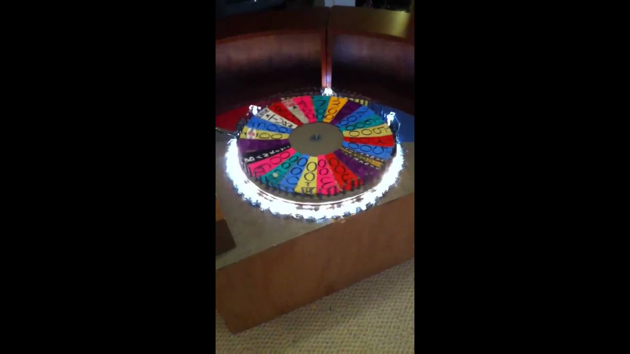 Homemade Wheel of Fortune