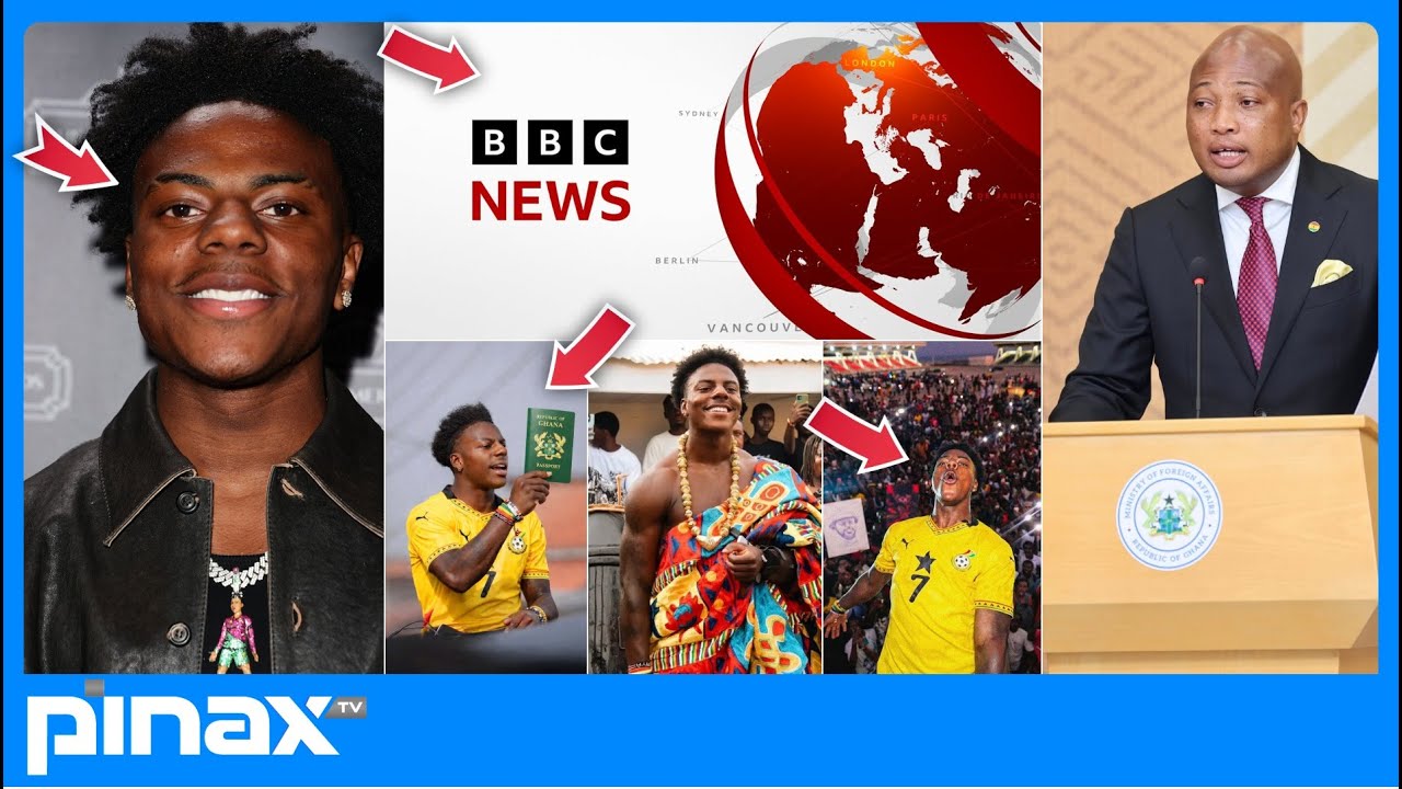 BREAK: BBC News Reports On American Streamer Ishowspeed REVEALS 100% Ghanaian Roots