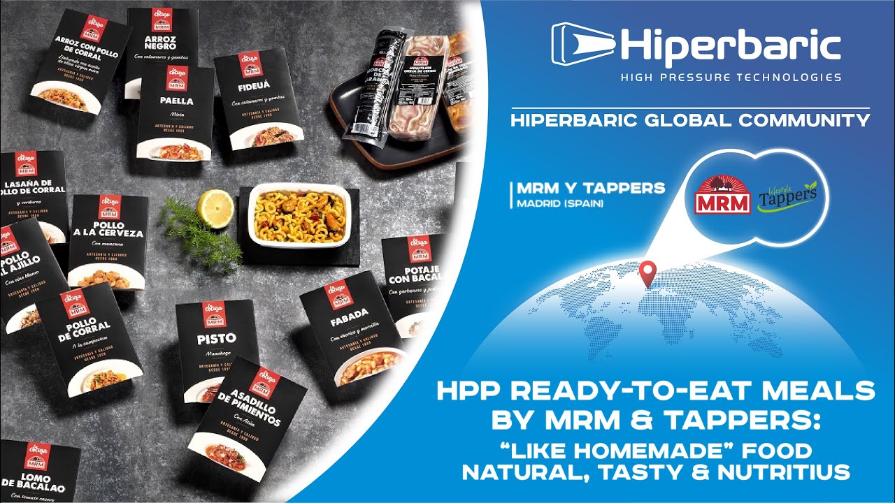 High Pressure Ready-to-Eat Meals with MRM, Tappers and Hiperbaric: 
