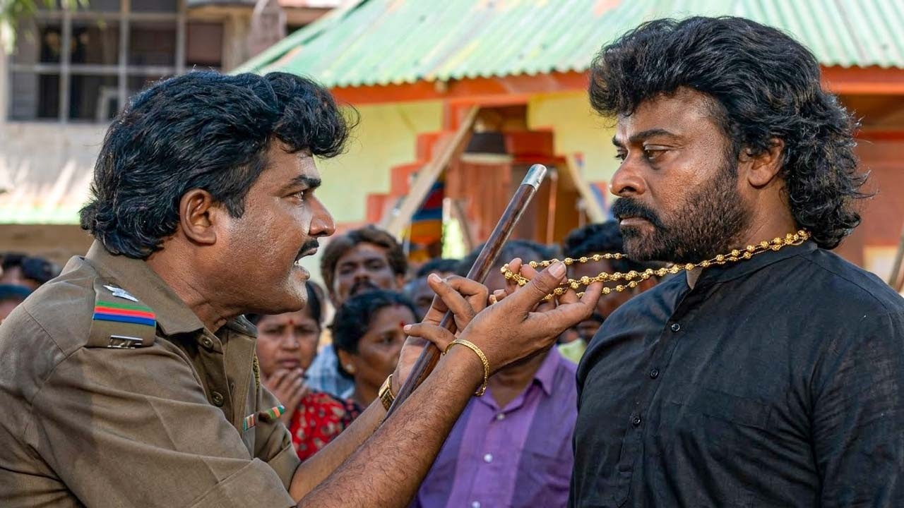 Chiranjeevi Fights with Tanikella Bharani || Chiranjeevi Movie Scenes || iDream Clips