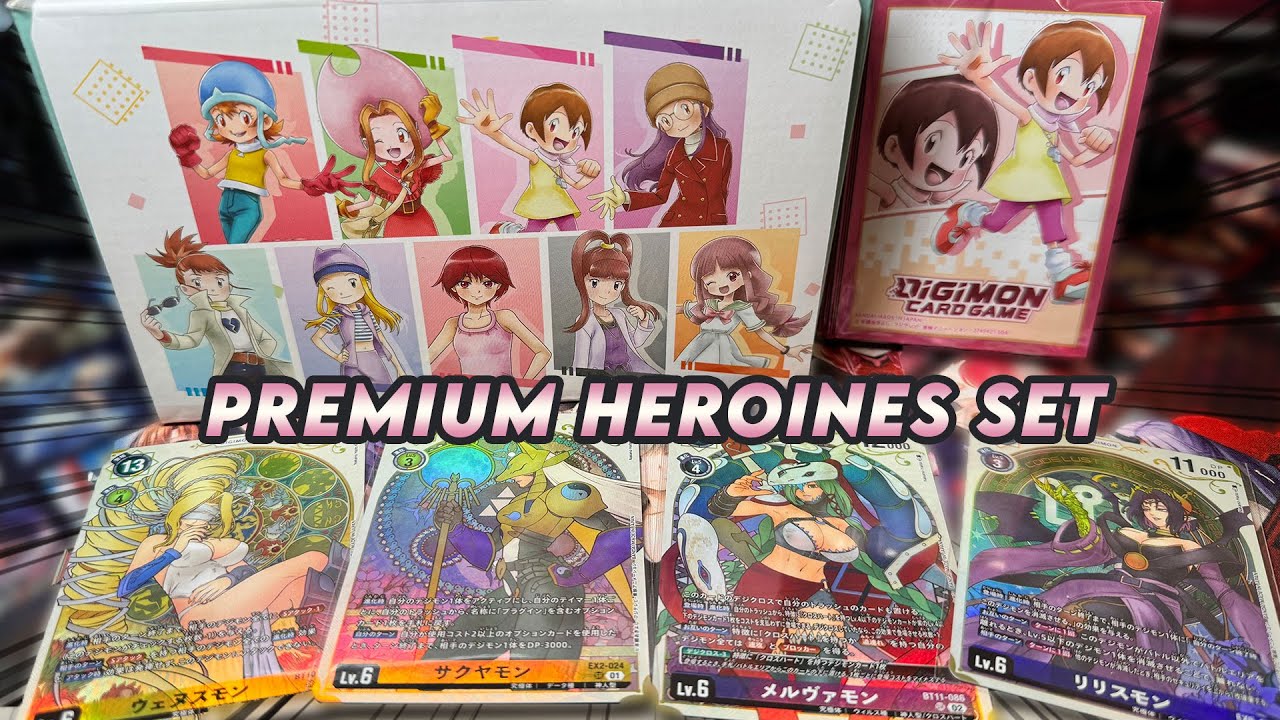 PB-18: Digimon Premium Heroines Set (Digimon Card Game)