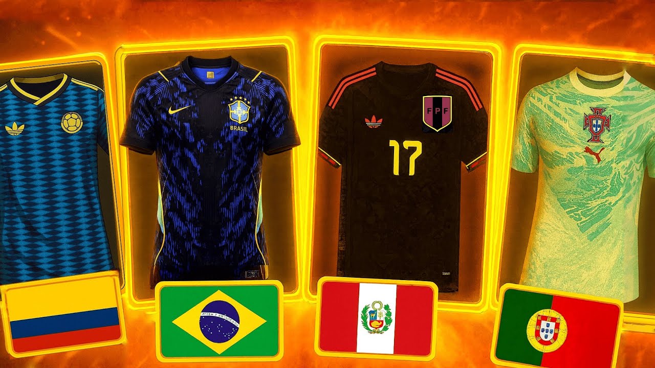 ULTIMAS NUEVAS CAMISETAS OFICIALES  DEL MUNDIAL 2026 🏆| Brasil, Colombia, M&eacute;xico y Mas