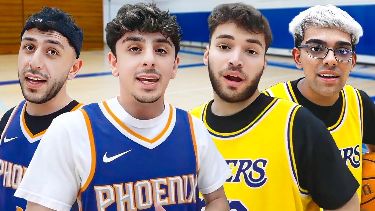 FaZe Rug & Brawadis VS Adin Ross & N3on 2v2 Basketball
