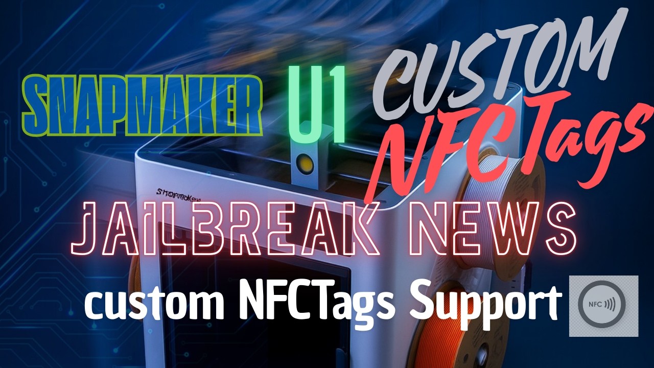 Обновление пользовательской прошивки Snapmaker U1: появятся NFC-метки для филамента.