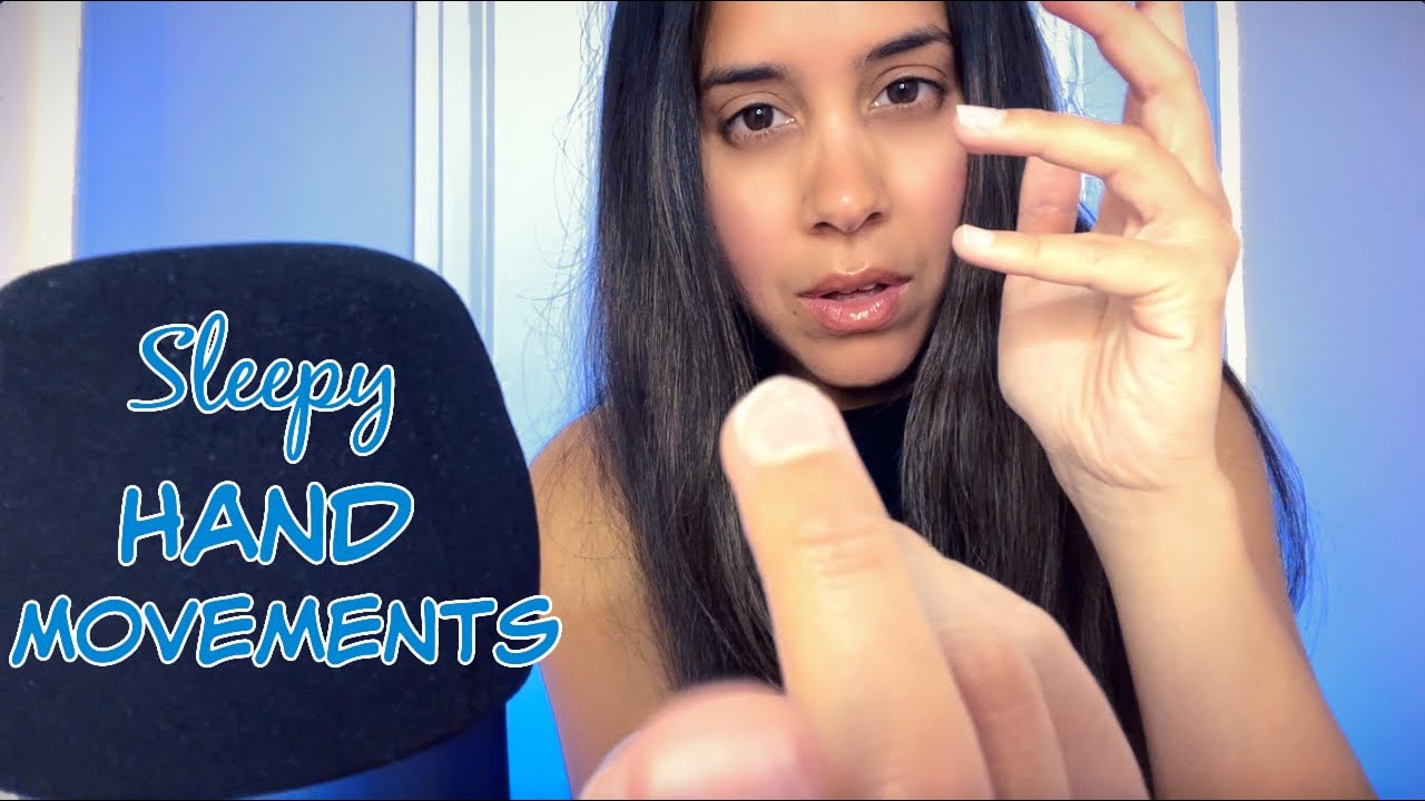 ASMR sleep NOW with Hand Movements, Whispers & Relaxing background Music😴🎵