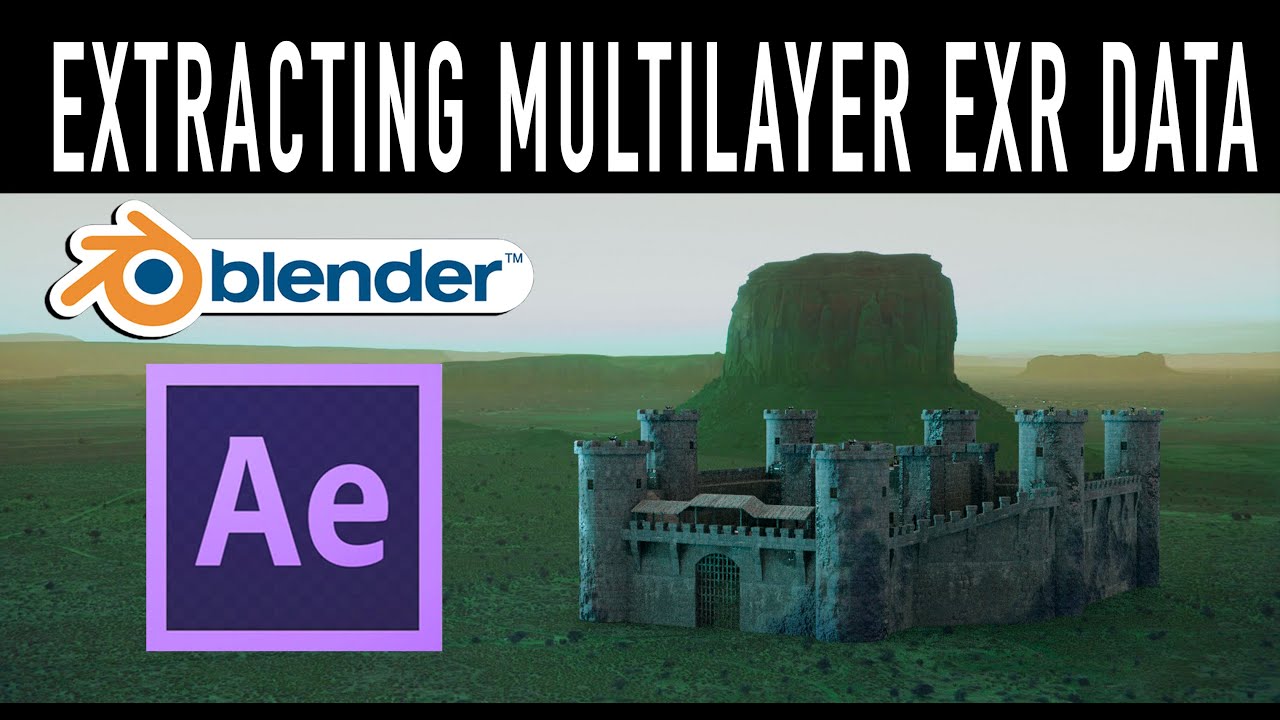 Многослойные EXR: как извлечь проходы Blender в After Effects (извините за все технические видео)