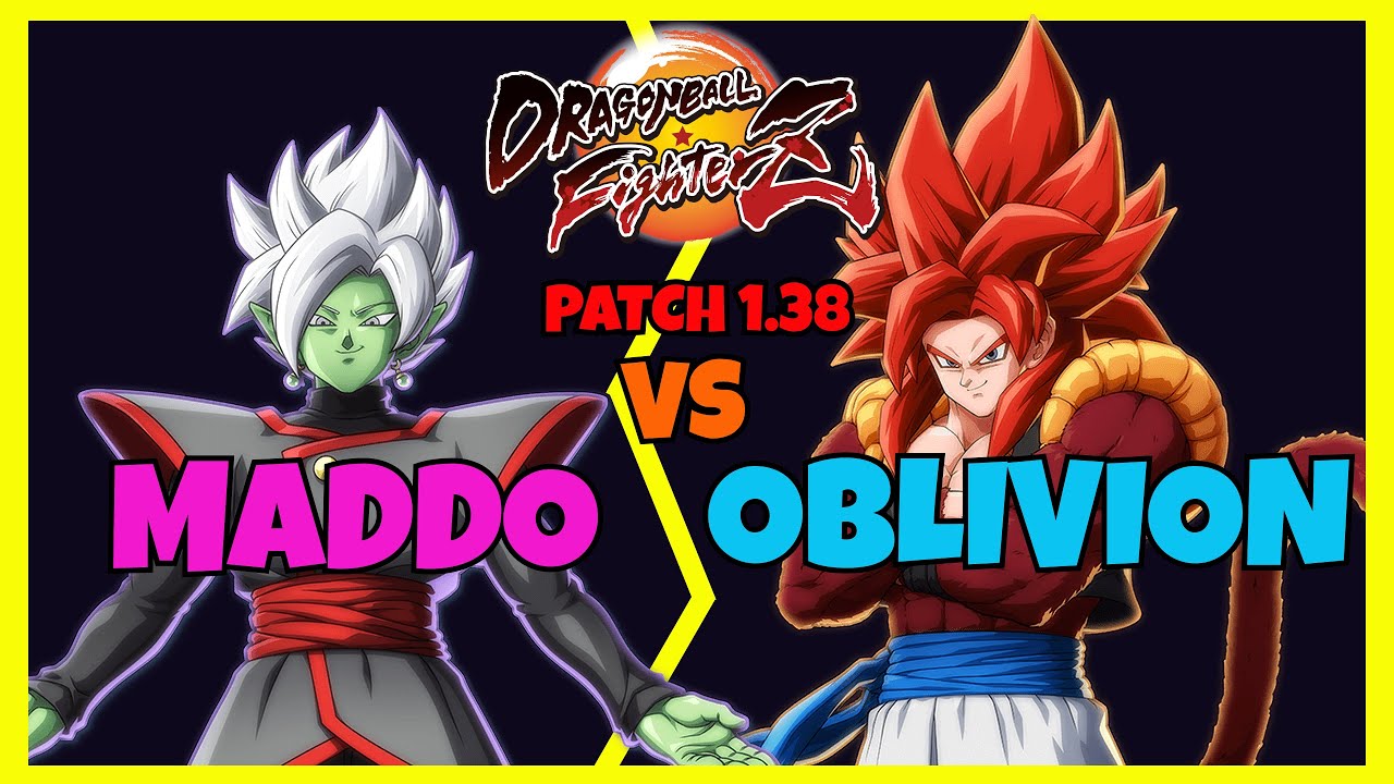 DBFZ - MADDO vs OBLIVION gameplays (Super Baby 2, Zamasu, Trunks vs Gogeta 4, Vegito, Trunks)