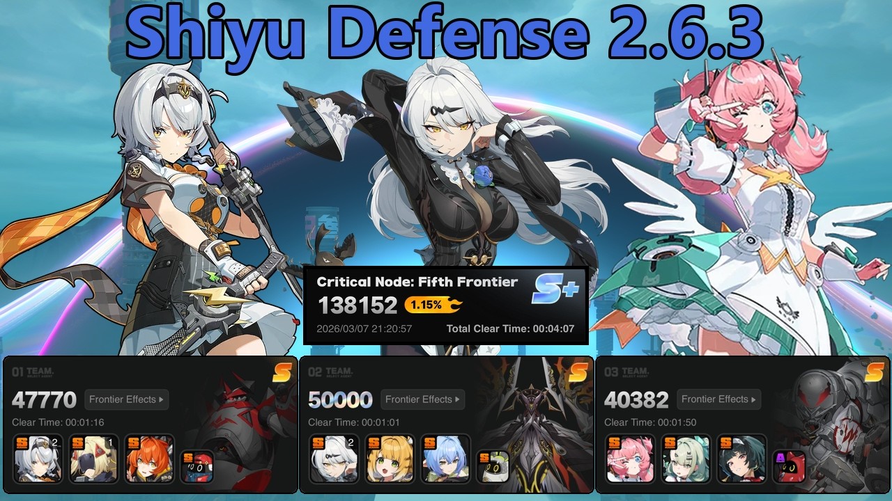 Shiyu Defense 2.6.3 | Score: 138152 (Top 1.15%) | SAnby ~ Yixuan ~ Aria | Zenless Zone Zero