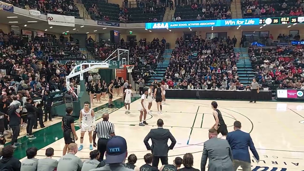 March Madness Alaska Style! Buzzer Beater to win the State Championship!