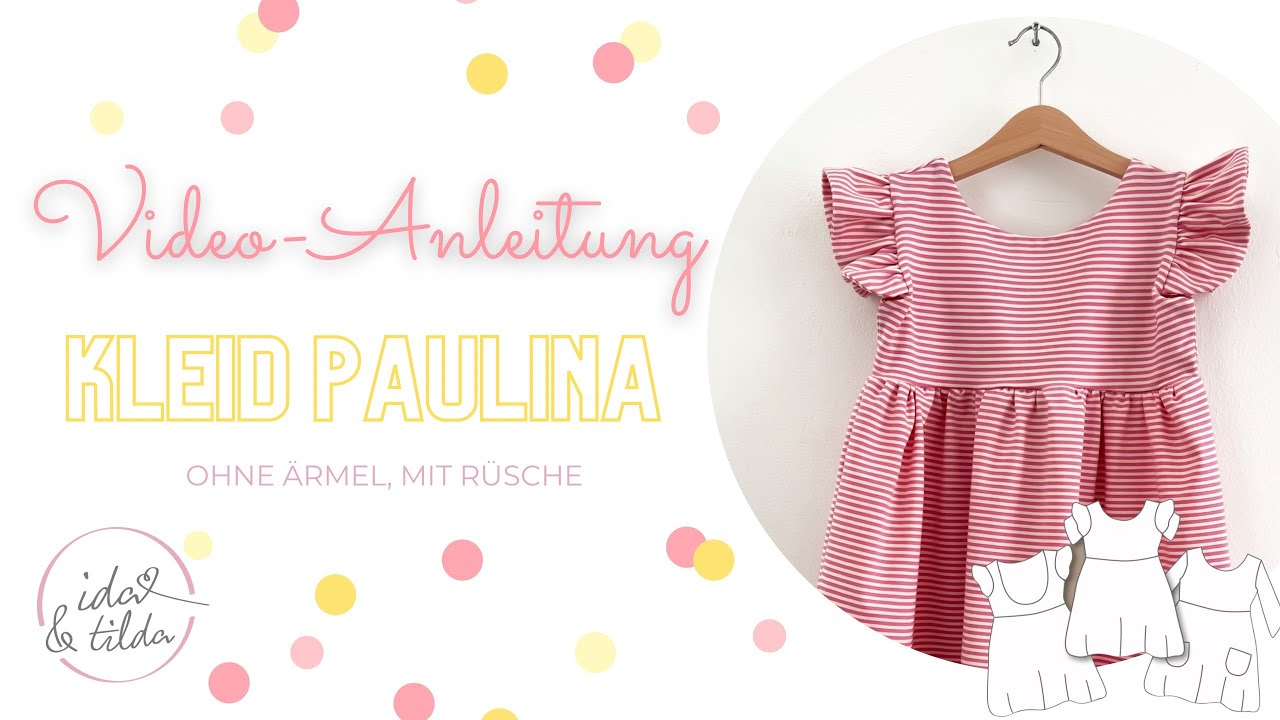 Kleid Paulina mit der Burrito Methode nähen 🪡