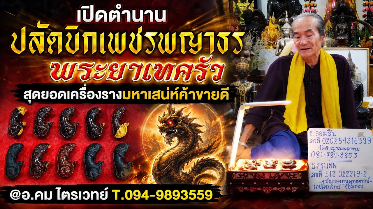 เปิดตำนานปลัดขิกเพชรพญาธร พระยาเทครัว สุดยอดเครื่องรางมหาเสน่ห์ค้าขายดีคาถาใช้ยิ่งทะลึ่งยิ่งเข้มขลัง