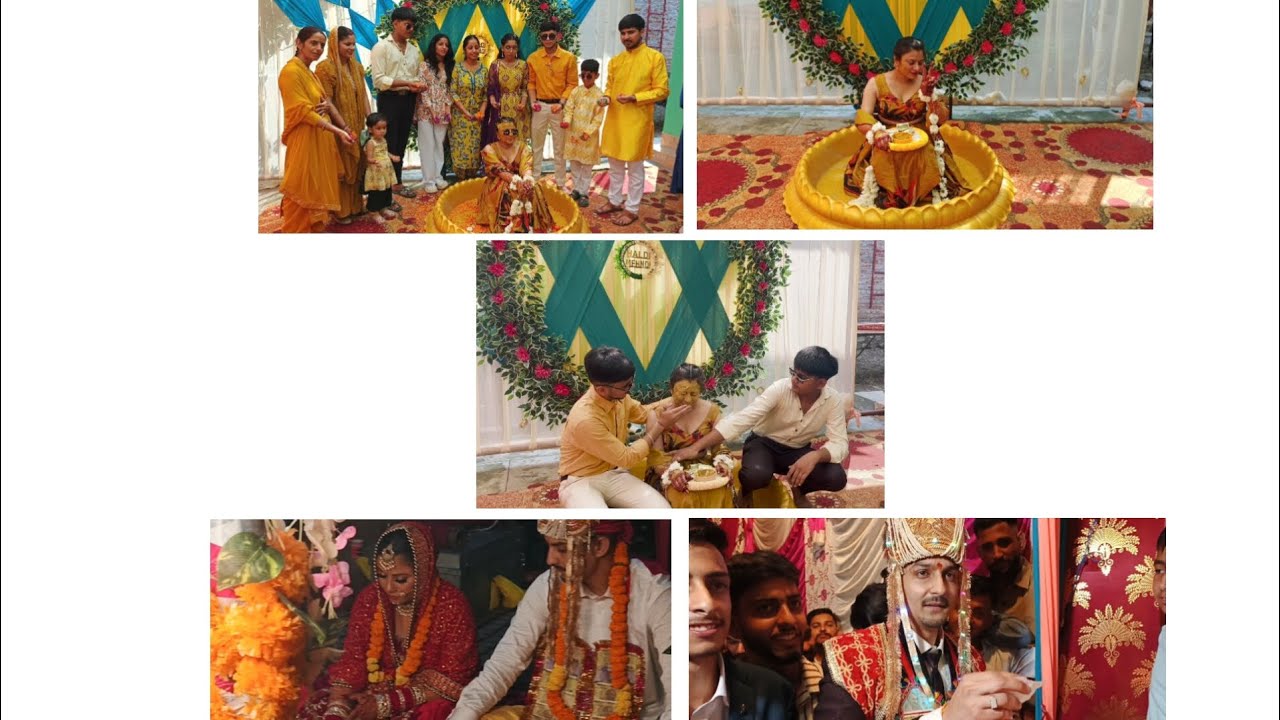||HalDi waLa diN 💛😊||  & we welCOmed grooM's paRtY 🎇🎉||