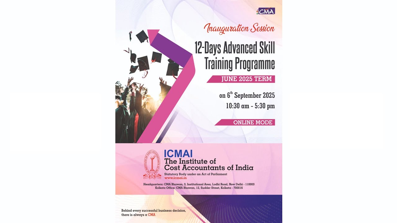 Inauguration Session of 12 days Advanced Skill Training Programme   June 2025 Term_ 1st half