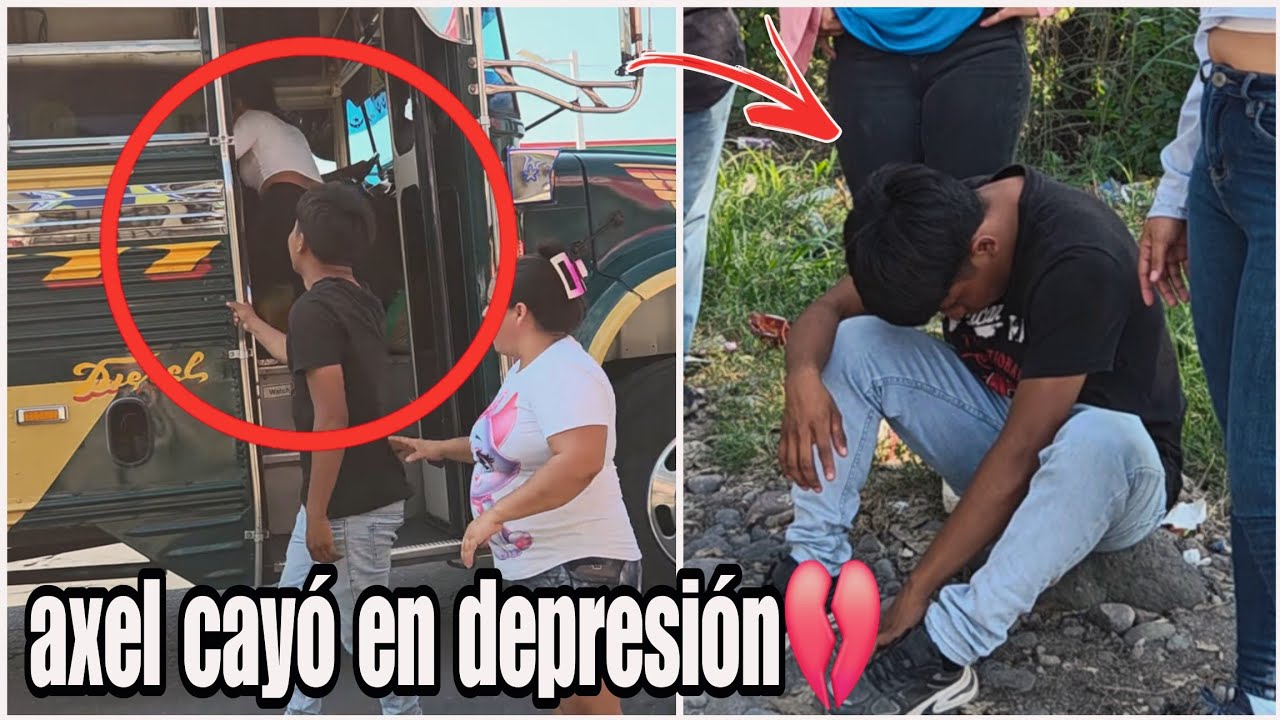 Axel no soportó tanto dolor al ver a su amada marcharse lejos de el y que la suegra lo desprecie