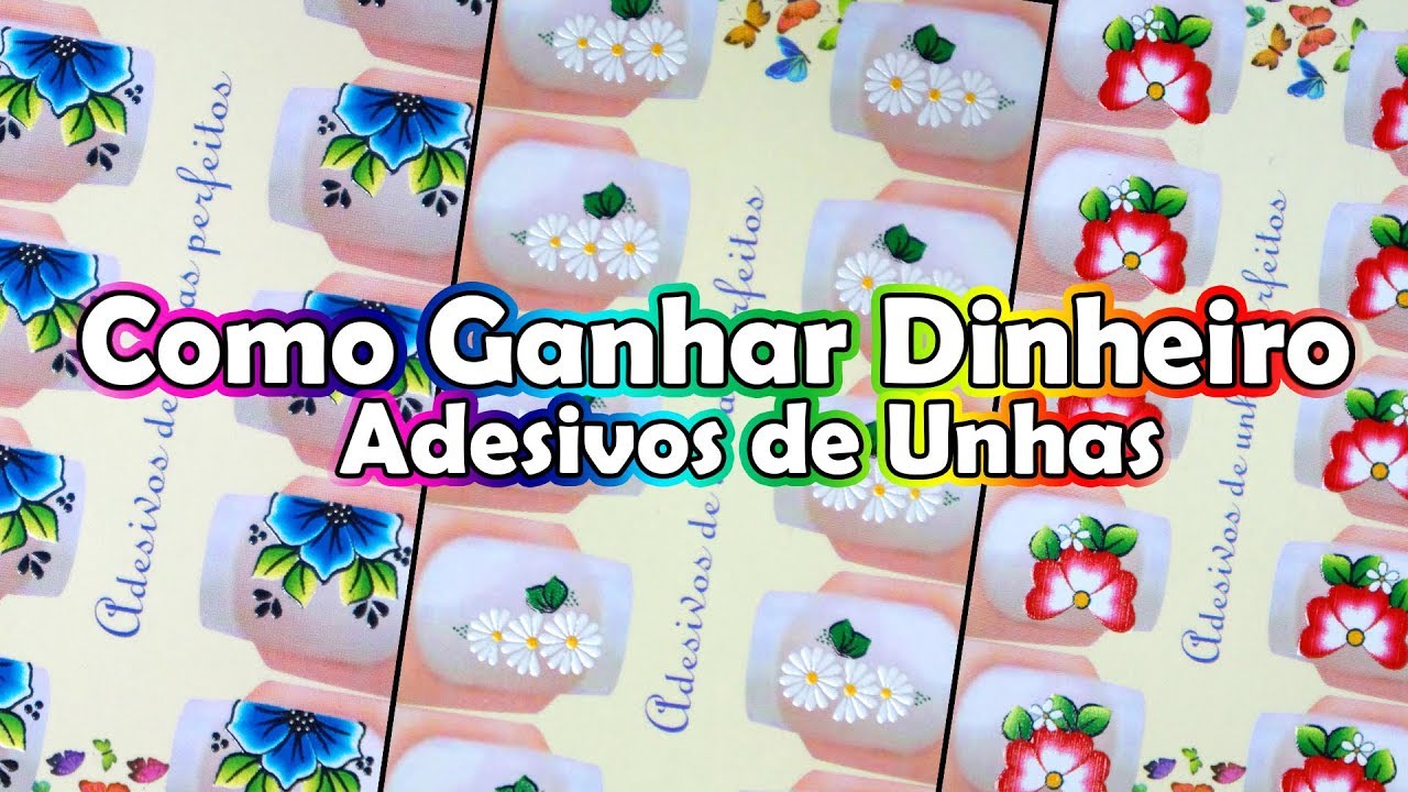 Como Ganhar Dinheiro com Adesivos de Unhas