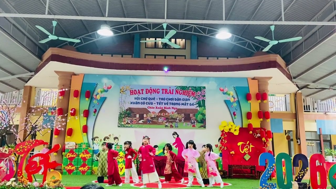 Bé chúc tết - xúc xắc xúc xẻ|MNHH|Hạnh Mầm Non#music #mamnon #funny #dance 