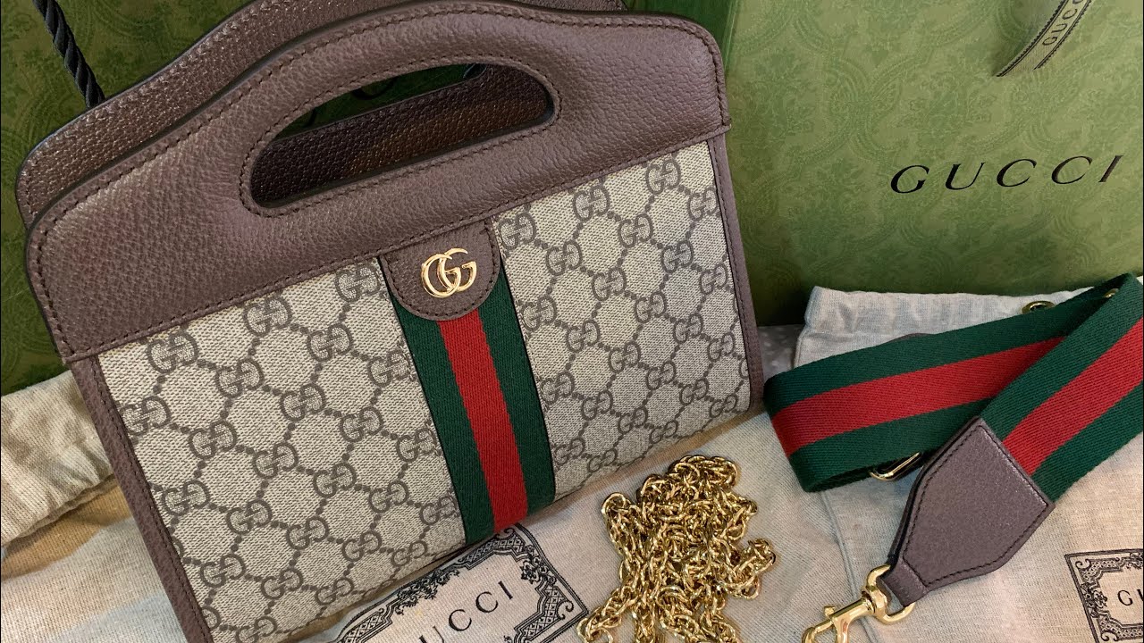 GUCCI OPHIDIA SMALL TOTE HANDBAG UNBOXING || 2022 new bag