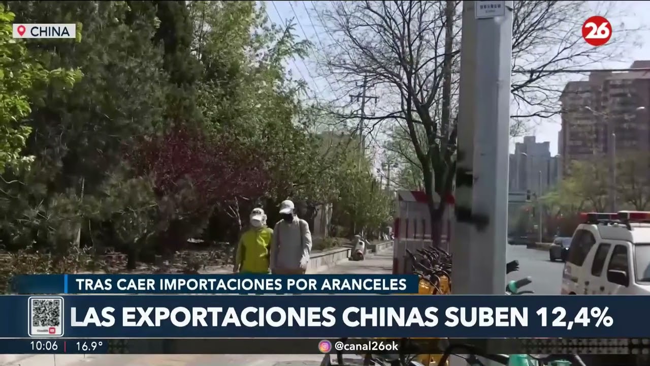 ASIA | Las EXPORTACIONES CHINAS suben 12,4%
