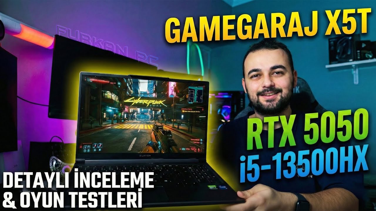 Game Garaj Slayer X5T-5050 I5 13500HX RTX 5050 Detaylı İnceleme ve Oyun Testleri