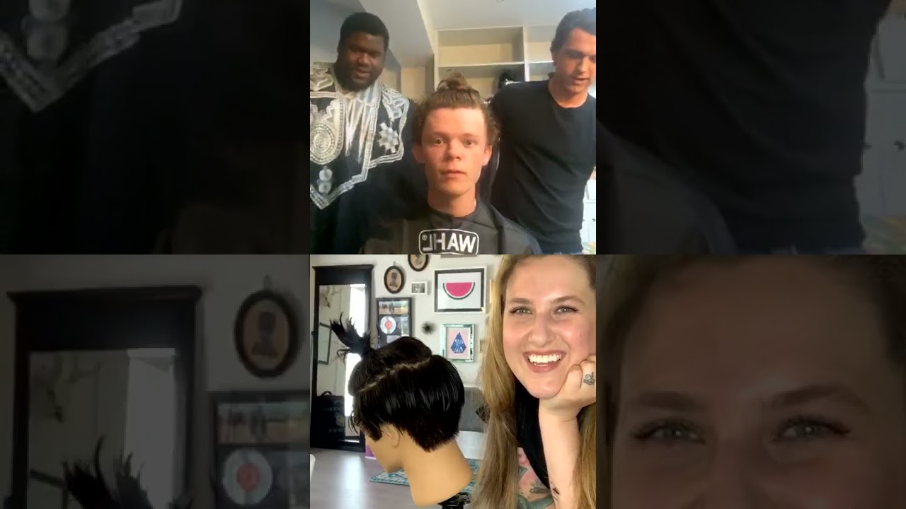 Tom Holland gives Harry Holland a Haircut!