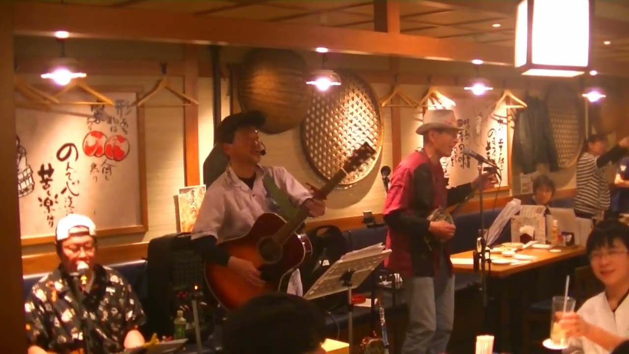 かじぬふぁ庄やライブ　アンマー我慢のオリオンビール