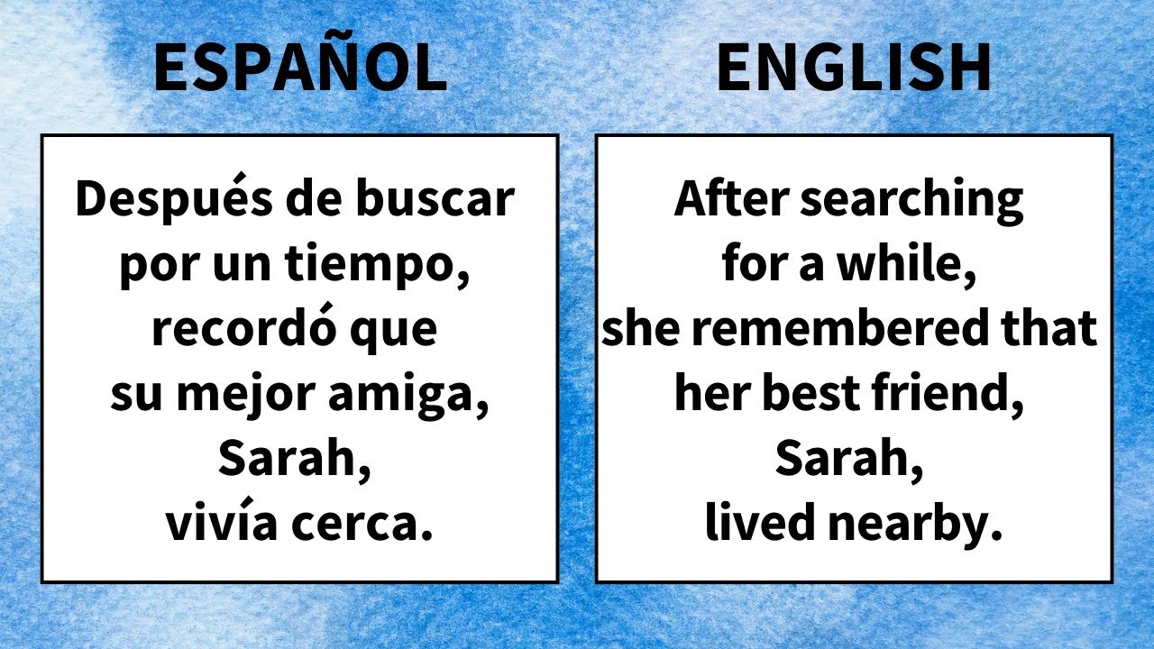 Short Spanish Story: La Llave Perdida