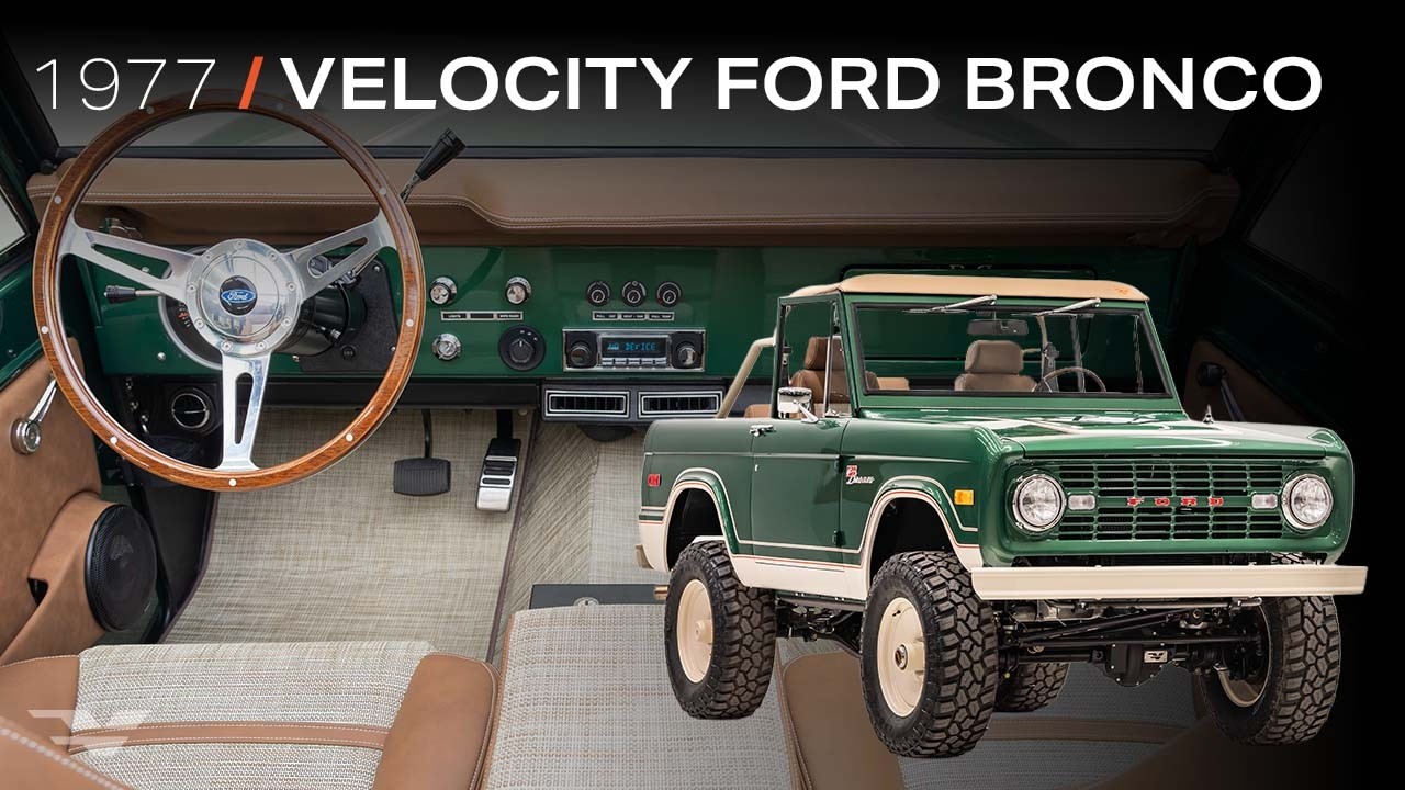 1977 Classic Ford Bronco in Racing Green by Velocity | Ranger Package | PO# 8006