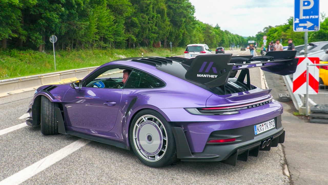 Cars Leaving Nürburgring Tankstelle! CRAZY Widebody AMG GTS, 992 GT3RS MR, LOUD M2 G87, GTR, M6 V10