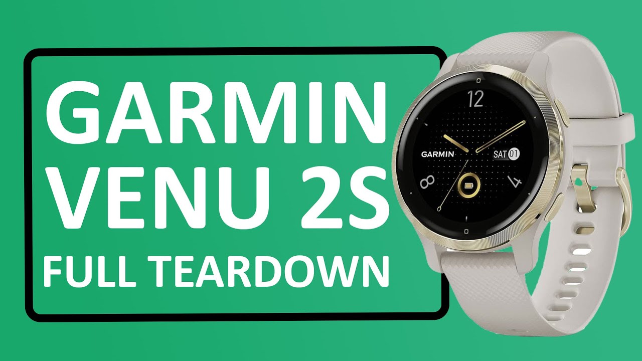 Garmin Venu 2S Teardown & Repair Guide | Full Disassembly & Screen Battery Fix