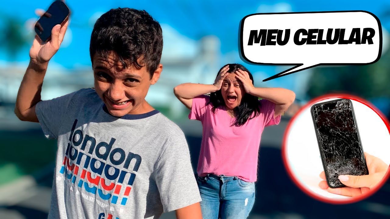 QUEBREI O CELULAR DA MINHA MÃE! Gustavo TV
