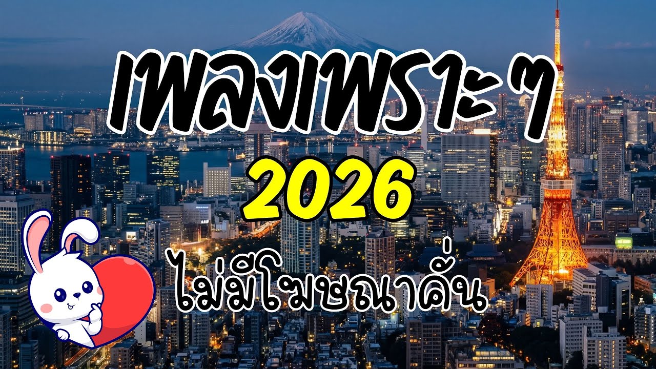รวมเพลงเพราะๆ ฟังสบาย 2026 [Vol.18] 🎧 ฟังยาวๆ ต่อเนื่อง 🎸(ไม่มีโฆษณาคั่น) | กระต่ายอ้วน ชวนฟัง 🐰