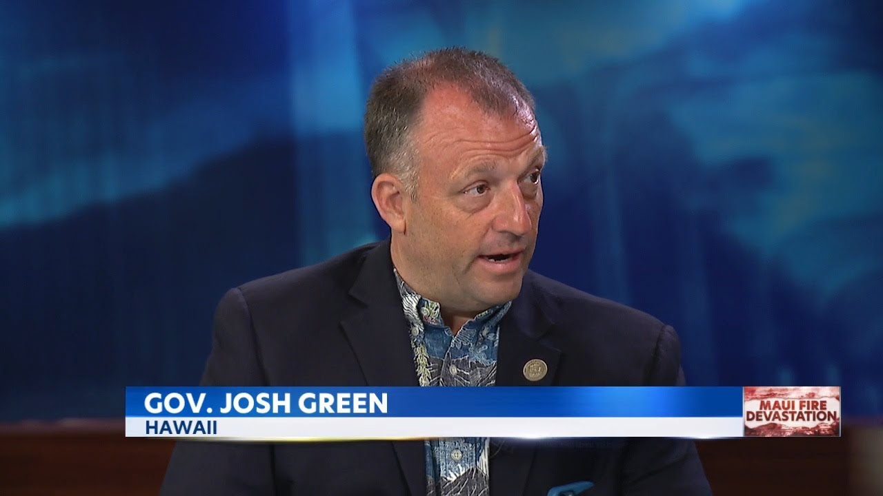 Gov. Josh Green talks about recovery efforts in Maui