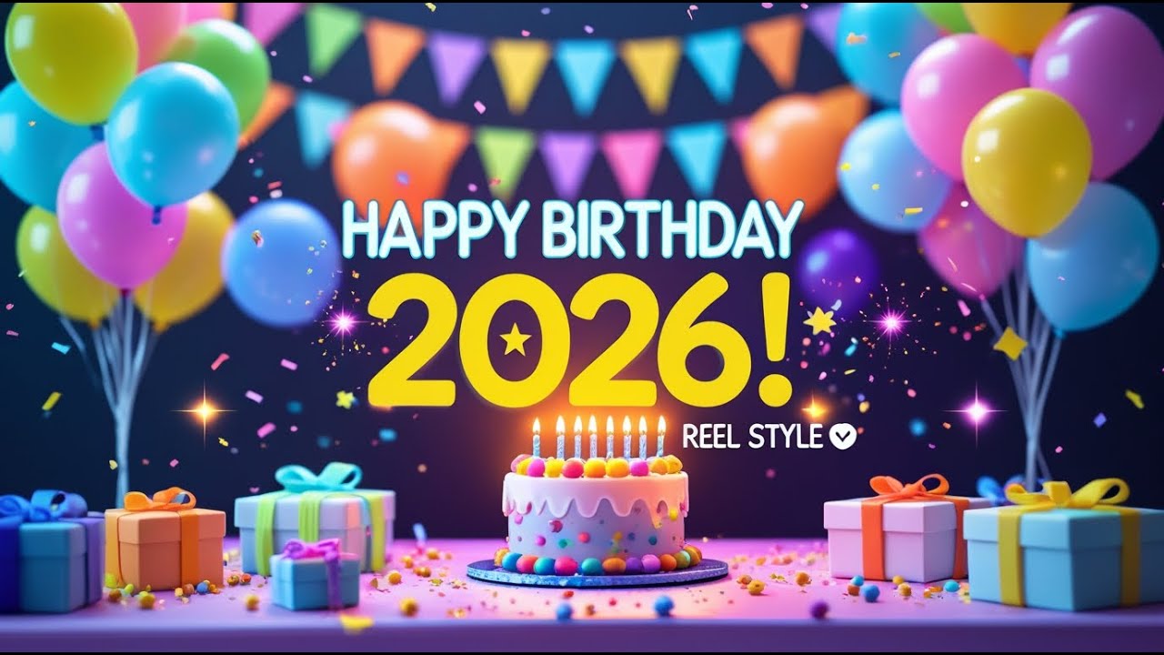 Happy Birthday Reels Style Video – 2026 Trend