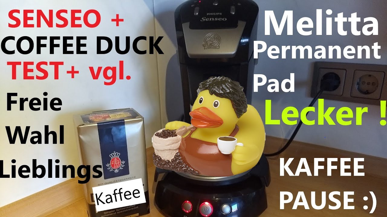 Senseo  CoffeeDuck - Unboxing - Test - Fazit - Vgl: Melitta PermanentPad - Permanentfilter  Kaffee 4
