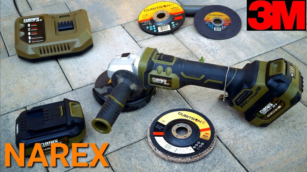 Угловая шлифовальная машина Narex CBU 125 из серии 
