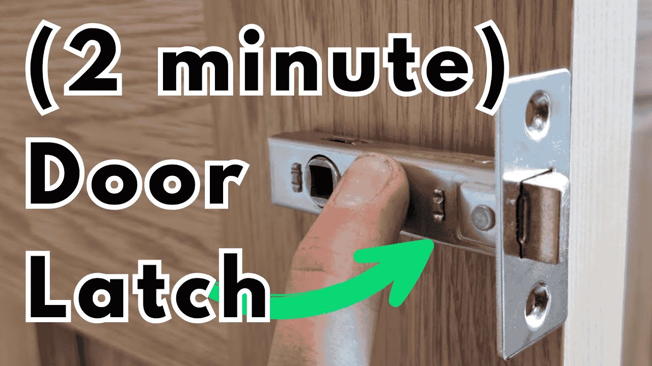 How to fit an internal door latch (2-minutes)